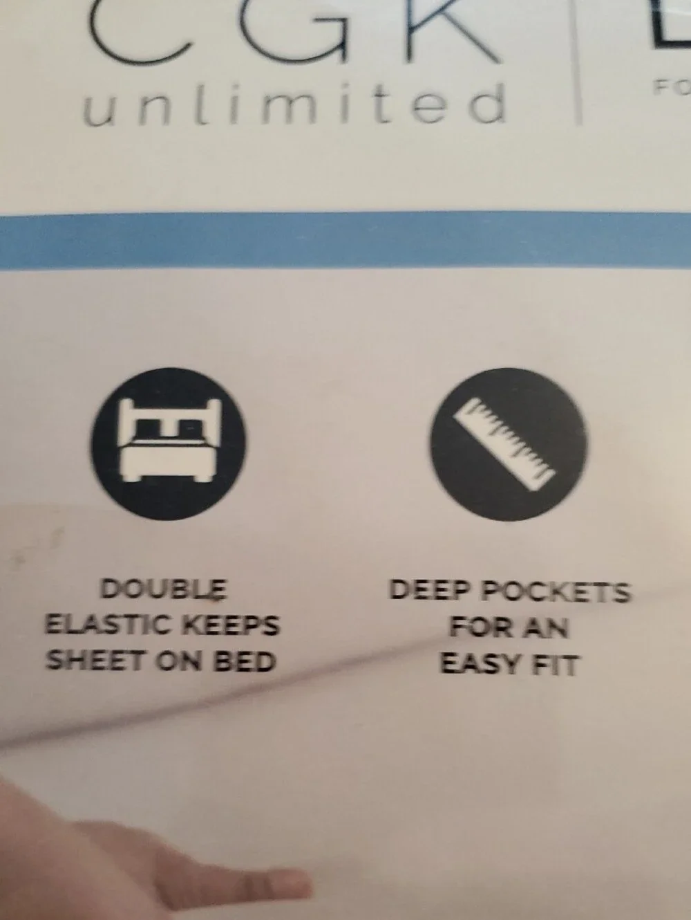 CGK Luxury Sheet Set - Light Grey QUEEN  New.